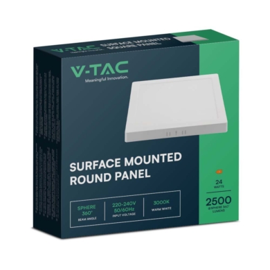 Panel V-TAC SKU10516 VT-60024 6500K 24W 2640lm