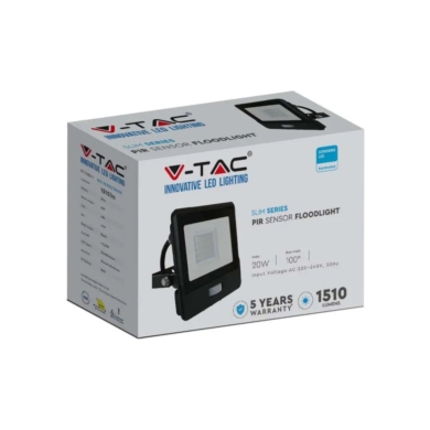 Projektor V-TAC SKU20283 VT-128S-1 3000K 20W 1510l