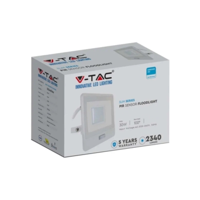 Projektor V-TAC SKU20300 VT-138S-1 6400K 30W 2340l