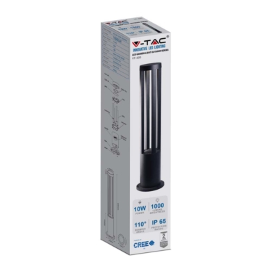 Słupek V-TAC SKU128333 VT-820-B-N 6400K 10W 1000lm