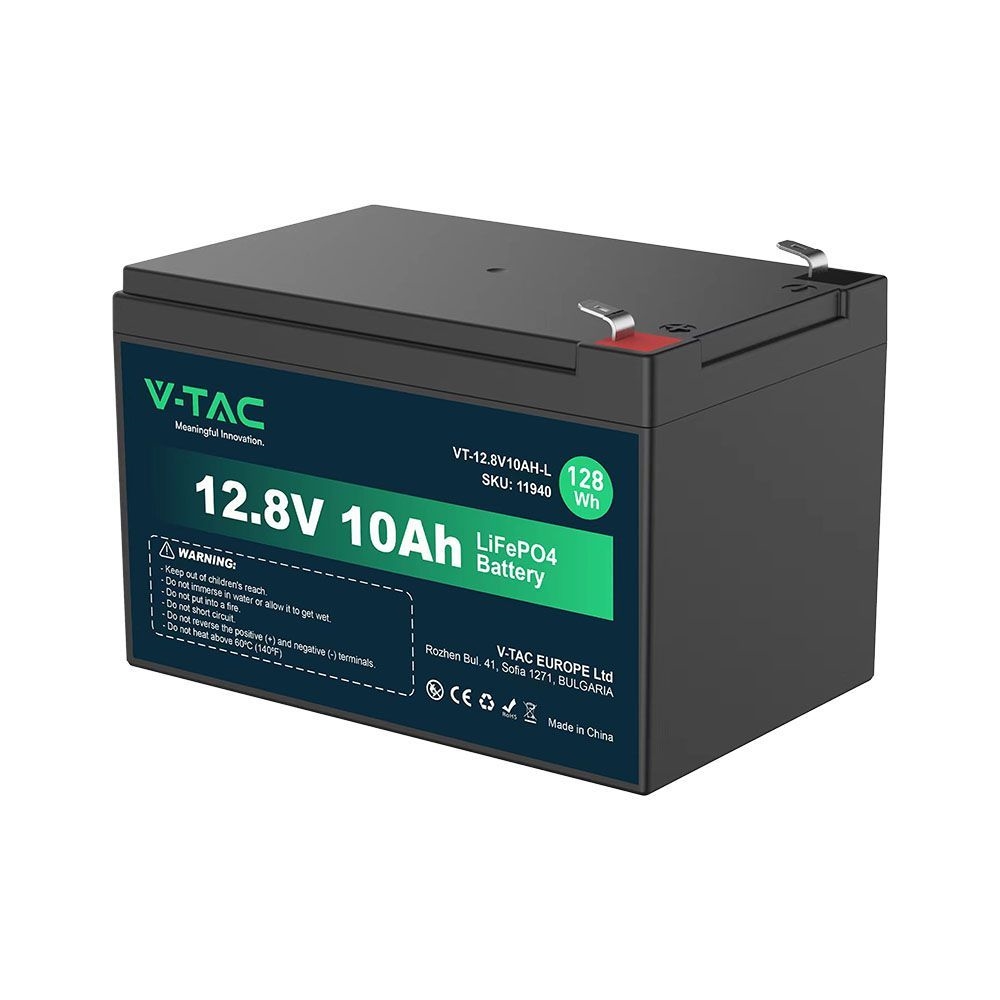 Akumulator V-TAC SKU11940 VT-12.8V 10AH-L