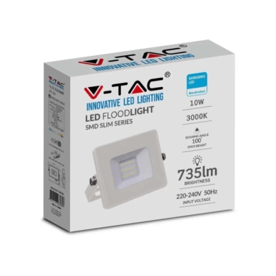 Projektor V-TAC SKU21427 VT-10-W 3000K 10W 735lm