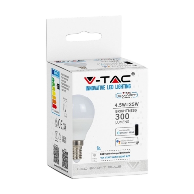 Żarówka V-TAC SKU212756 VT-5154 RGB+2700K-6400K 4,