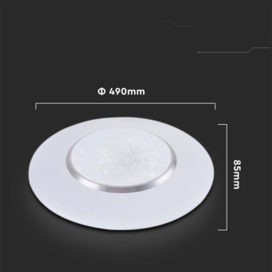 Plafon V-TAC SKU2114621 VT-8504-N 3000K-6500K 60W