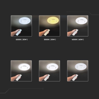 Plafon V-TAC SKU2114621 VT-8504-N 3000K-6500K 60W