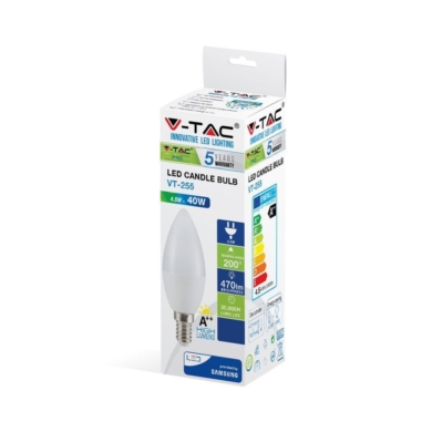 Żarówka V-TAC SKU258 VT-255 3000K 4,5W 470lm
