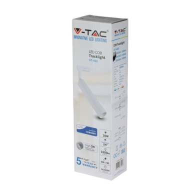 Oprawa V-TAC SKU363 VT-420-W 4000K 20W 1600lm