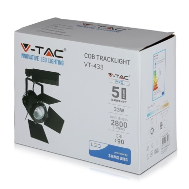 Oprawa V-TAC SKU372 VT-433-B 4000K 33W 2800lm