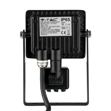 Projektor V-TAC SKU437 VT-10-S-B 4000K 10W 800lm