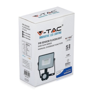 Projektor V-TAC SKU437 VT-10-S-B 4000K 10W 800lm