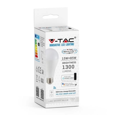 Żarówka V-TAC SKU2753 VT-5117 RGB+2700K-6400K 15W