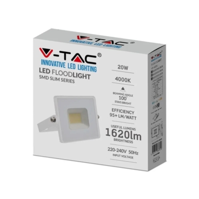 Projektor V-TAC SKU215951 VT-4021 6500K 20W 1620lm