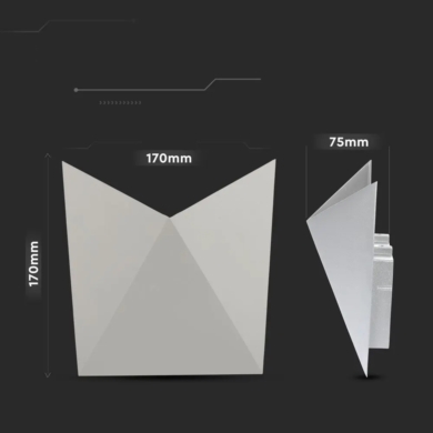 Kinkiet V-TAC SKU218285 VT-825-G 4000K 5W 645lm