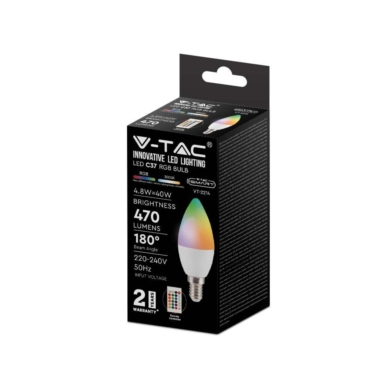 Żarówka V-TAC SKU2929 VT-2214-N-1 RGB+4000K 4,8W 3