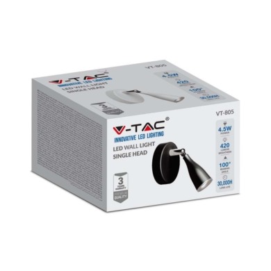 Kinkiet V-TAC SKU218265 VT-805 4000K 4,5W 420lm