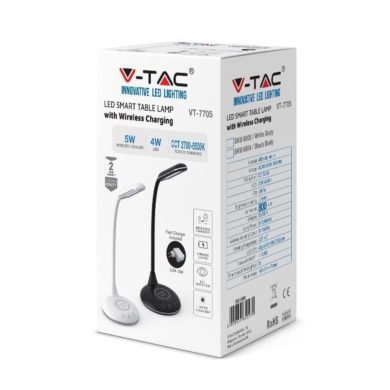 Lampka V-TAC SKU218605 VT-7705 3000K-6500K 4W 405l