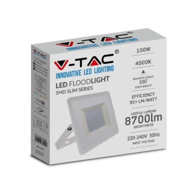 Projektor V-TAC SKU215967 VT-40101 3000K 100W 8700