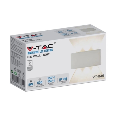 Oprawa V-TAC SKU218613 VT-846 3000K 6W 630lm