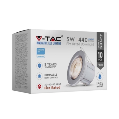 Oczko V-TAC SKU218913 VT-885 3000K 5W 440lm