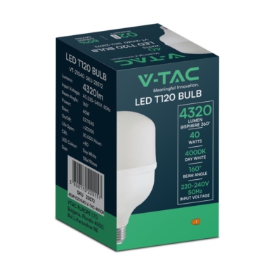 Żarówka V-TAC SKU23572 VT-21040 4000K 40W 4320lm
