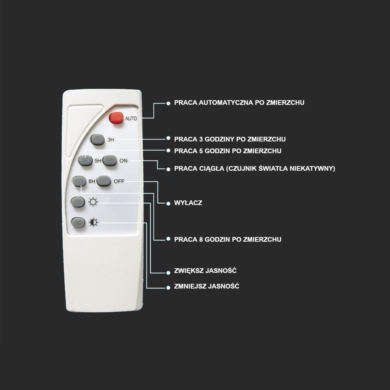 Przenośna V-TAC SKU23349 VT-7653 3000K