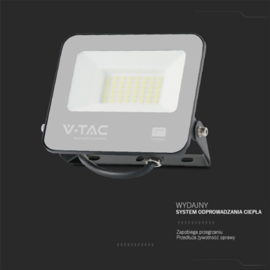 Projektor V-TAC SKU23599 VT-44035 3000K 30W 2505lm