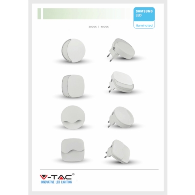 Lampka V-TAC SKU508 VT-84-SQ 4000K 0,4W 10lm