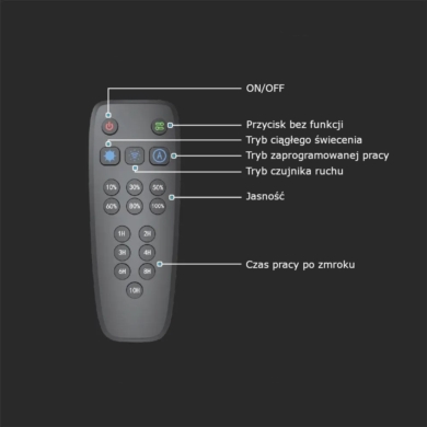 Oprawa V-TAC SKU5506 VT-130W 6400K 20W 2000lm