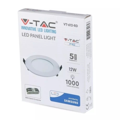 Panel V-TAC SKU718 VT-618 3000K 18W 1500lm