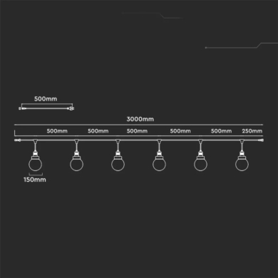 Girlanda V-TAC SKU8971 VT-720S