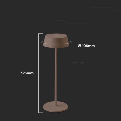 Lampka V-TAC SKU6821 VT-7562-C 3000K 2W 200lm