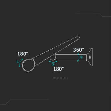 Projektor V-TAC SKU6850 VT-11108 6000K 8W 950lm