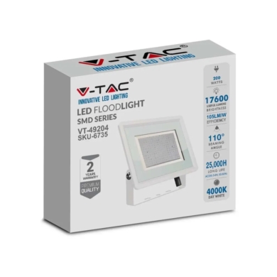 Projektor V-TAC SKU6735 VT-49204 4000K 200W 17600l