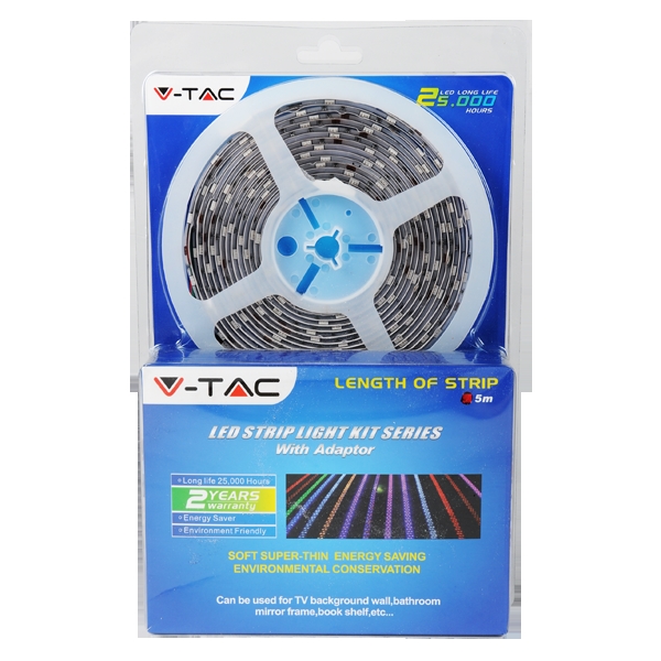 Taśma V-TAC SKU2358 VT-5050 6000K+RGB 9W 600lm